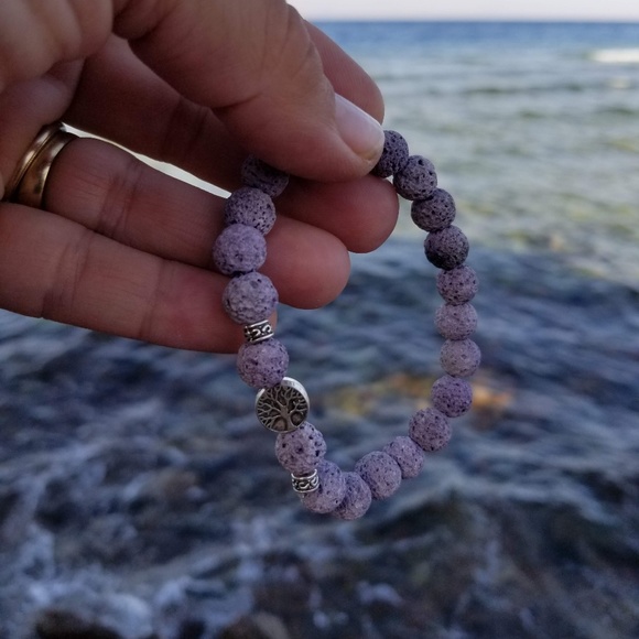 Handmade Jewelry - BoHo Bedouin Handmade Lava Beaded Bracelet Egypt